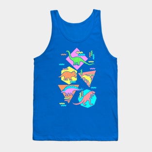 Nineties Dinosaur Pattern Tank Top